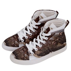 Night Butterfly Butterfly Giant Women s Hi-top Skate Sneakers by Sapixe