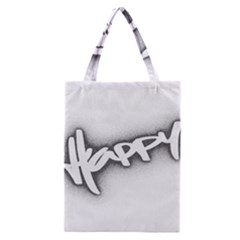 Lettering Points Creative Pen Dots Classic Tote Bag by Sapixe