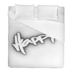 Lettering Points Creative Pen Dots Duvet Cover (full/ Double Size) by Sapixe