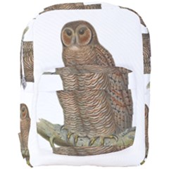 Bird Owl Animal Vintage Isolated Full Print Backpack by Sapixe