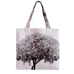 Nature Tree Blossom Bloom Cherry Zipper Grocery Tote Bag by Sapixe