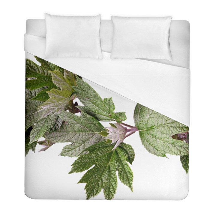 Leaves Plant Branch Nature Foliage Duvet Cover (Full/ Double Size)