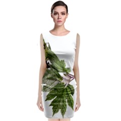 Leaves Plant Branch Nature Foliage Classic Sleeveless Midi Dress by Sapixe