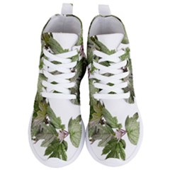 Leaves Plant Branch Nature Foliage Women s Lightweight High Top Sneakers by Sapixe