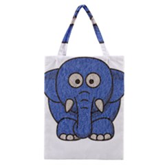 Elephant Animal Cartoon Elephants Classic Tote Bag by Sapixe