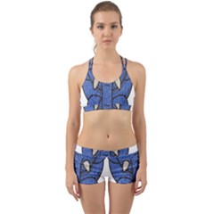 Elephant Animal Cartoon Elephants Back Web Gym Set by Sapixe