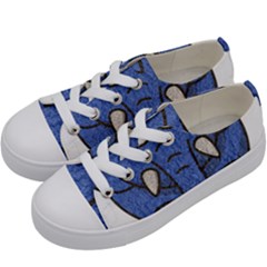 Elephant Animal Cartoon Elephants Kids  Low Top Canvas Sneakers by Sapixe