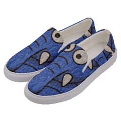 Elephant Animal Cartoon Elephants Men s Canvas Slip Ons by Sapixe