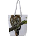 Owl Bird Full Print Rope Handle Tote (Small) View1