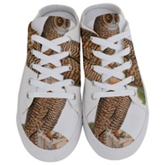 Bird Owl Animal Vintage Isolated Half Slippers