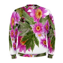 Daisies Flowers Arrangement Summer Men s Sweatshirt