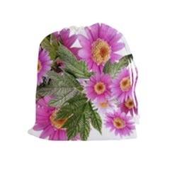 Daisies Flowers Arrangement Summer Drawstring Pouches (extra Large) by Sapixe