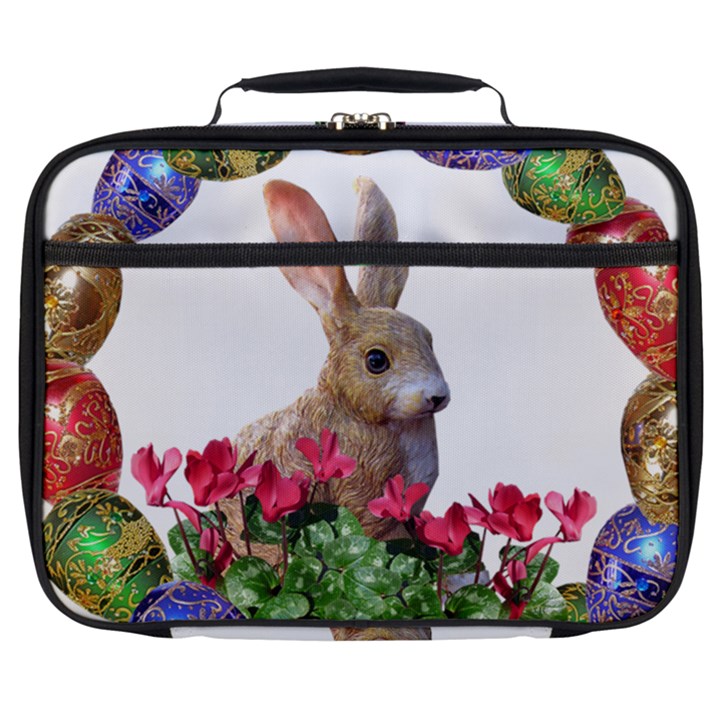 Easter Eggs Rabbit Celebration Full Print Lunch Bag