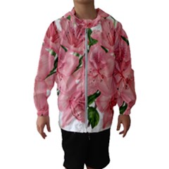 Flower Plant Blossom Bloom Vintage Hooded Windbreaker (kids)