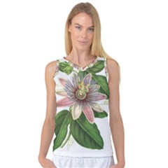 Passion Flower Flower Plant Blossom Women s Basketball Tank Top by Sapixe