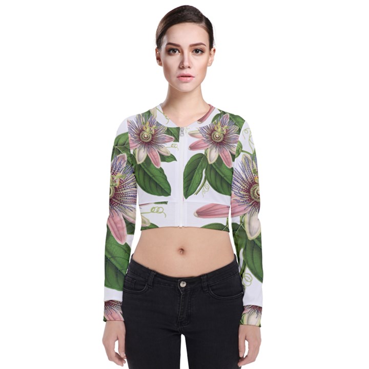 Passion Flower Flower Plant Blossom Bomber Jacket