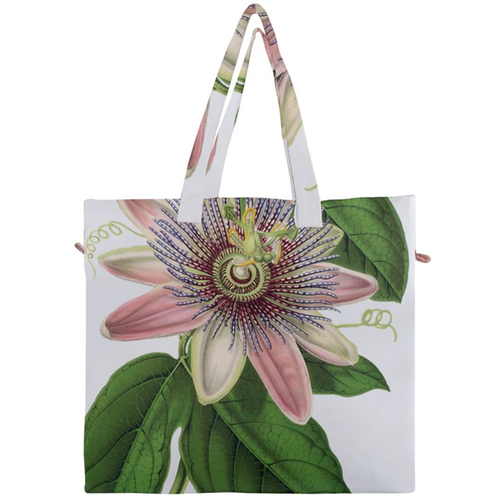 Passion Flower Flower Plant Blossom Canvas Travel Bag