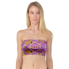 Fantasy Flower Festoon Garland Of Calm Bandeau Top by pepitasart