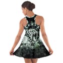 Awesome Tiger In Green And Black Cotton Racerback Dress View2