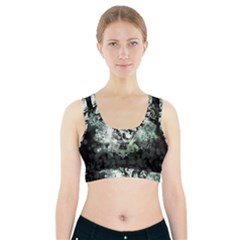 Awesome Tiger In Green And Black Sports Bra With Pocket by FantasyWorld7