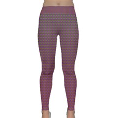 Woven Hexagrams Classic Yoga Leggings by G33kChiq