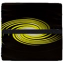 Fractal Swirl Yellow Black Whirl Seat Cushion View4