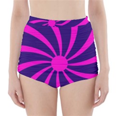 Illustration Abstract Wallpaper High-waisted Bikini Bottoms by Sapixe