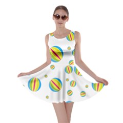 Balloon Ball District Colorful Skater Dress by Sapixe