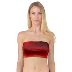 Flaming Skies Ominous Fire Clouds Bandeau Top by Sapixe