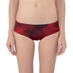 Flaming Skies Ominous Fire Clouds Classic Bikini Bottoms by Sapixe