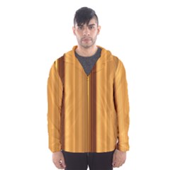 Course Gold Golden Background Hooded Windbreaker (men) by Sapixe