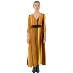 Course Gold Golden Background Button Up Boho Maxi Dress by Sapixe