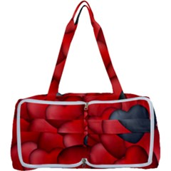 Form Love Pattern Background Multi Function Bag	