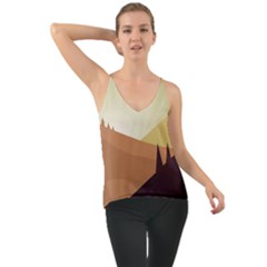 Sky Art Silhouette Panoramic Cami by Sapixe