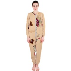 Flower Traditional Chinese Painting Onepiece Jumpsuit (ladies)  by Sapixe