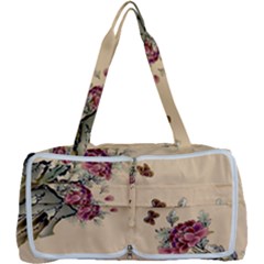 Flower Traditional Chinese Painting Multi Function Bag	 by Sapixe