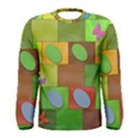 Easter Egg Happy Easter Colorful Men s Long Sleeve Tee View1