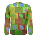 Easter Egg Happy Easter Colorful Men s Long Sleeve Tee View2