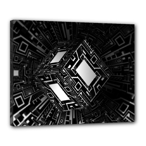 Technoid Future Robot Science Canvas 20  X 16  by Sapixe