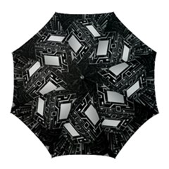 Technoid Future Robot Science Golf Umbrellas by Sapixe