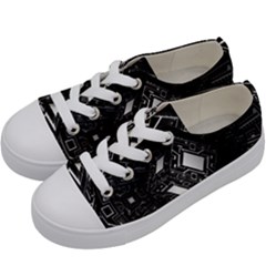 Technoid Future Robot Science Kids  Low Top Canvas Sneakers by Sapixe