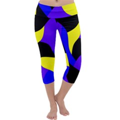 Warp Capri Yoga Leggings by G33kChiq