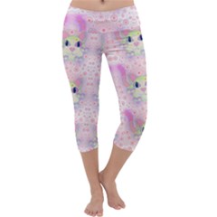 Kitty Drip Capri Yoga Leggings