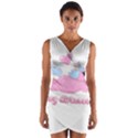 Long distance lover - Cute Unicorn Wrap Front Bodycon Dress View1