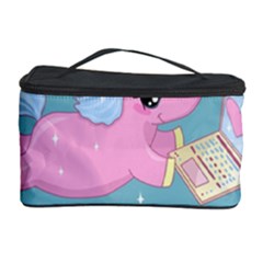 Long Distance Lover - Cute Unicorn Cosmetic Storage Case by Valentinaart