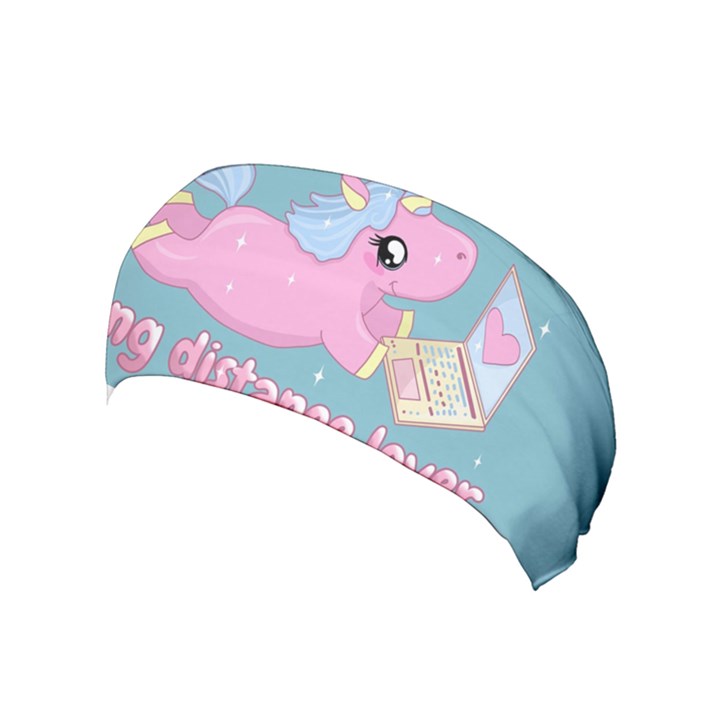 Long distance lover - Cute Unicorn Yoga Headband