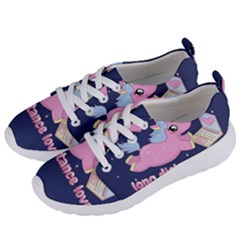 Long Distance Lover - Cute Unicorn Women s Lightweight Sports Shoes