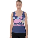 Long distance lover - Cute Unicorn Velvet Tank Top View1