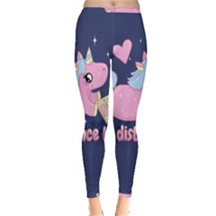 Long Distance Lover - Cute Unicorn Inside Out Leggings