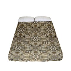 Modern Baroque Pattern Fitted Sheet (full/ Double Size) by dflcprints